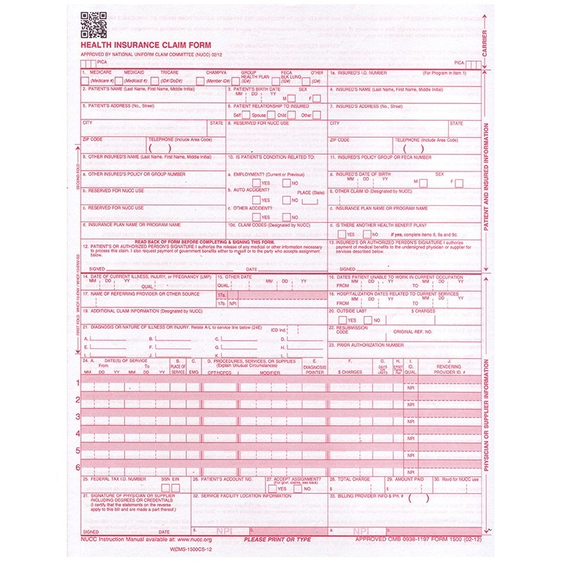 CMS-1500 Forms